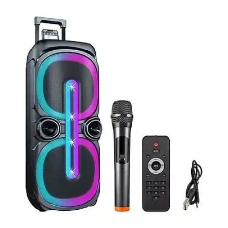 Intex T21105 BT/ FM/Aux/USB/1 x Bežični mikrofon/Daljinski/60W Party Boom Box-1