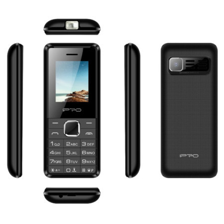IPRO (A18) Dual SIM Card 32MB, Black - Img 1