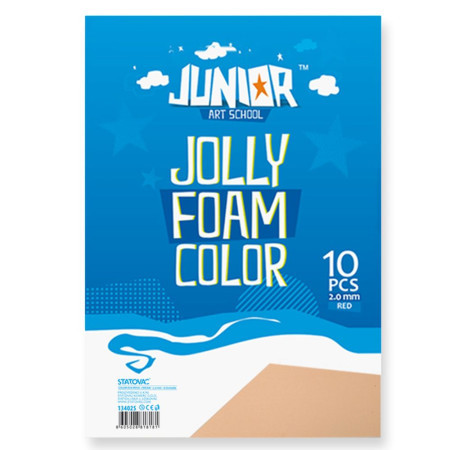 Jolly color foam, eva pena, krem, A4, 10K ( 134025 )