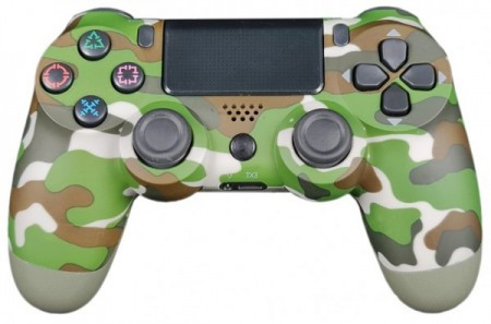 JPD-Wireless-Thrillershock PC/PS4 CAMO GREEN Gembird Bezicni gamepad sa dvostrukom vibracijom