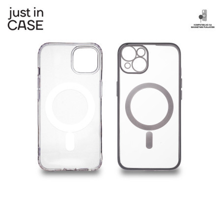 Just in case 2u1 extra case mag mix paket srebrni za iPhone 13 ( MAG104SL ) - Img 1