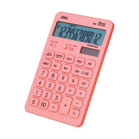 Kalkulator EM01541 roze, Deli ( 495014 )