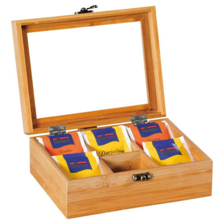 Kesper ksp58902 kutija za čaj od bambusa 21.5x15x8.5cm - Img 1