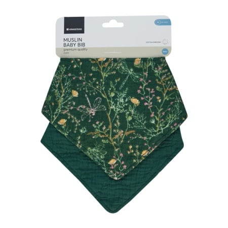 Kikka Boo Portikle od muslina set 2 kom Secret Garden Green ( KKB31069 )-1