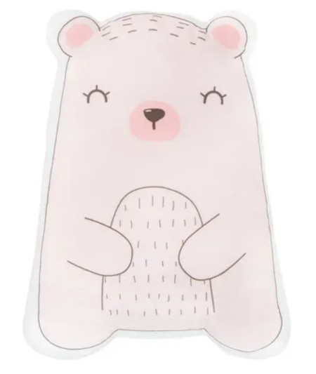 KikkaBoo dekorativni plišani jastuk igračka u obliku životinje bear with me pink ( KKB10280 )