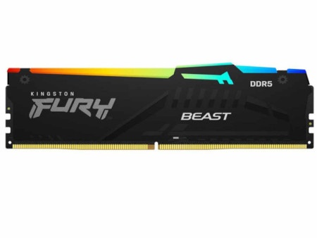 Kingston 16gb/dimm/ddr5/6400mhz/cl32/fury beast white rgb expo Memorija ( KF564C32BWEA-16 )