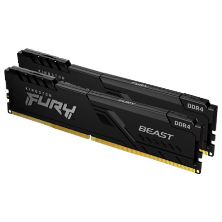 Kingston DDR4 64GB (2x 32GB) 3600MHz fury beast w/Heatsink memorija ( KF436C18BBK2/64 )