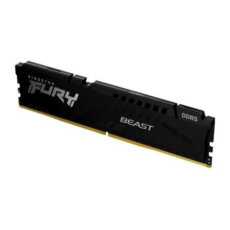 Kingston DDR5 32GB (2x16GB) 6000MHz fury beast Non-ECC UDIMM, CL36 1.35V, 288-Pin 1Rx8, Black, w/Heatsink, XMP & expo memorija ( KF560C36BB