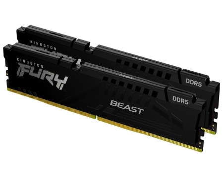 Kingston DIMM DDR5 32GB (2x16GB kit) 6000MT/s KF560C30BBEK2-32 FURY Beast Black EXPO
