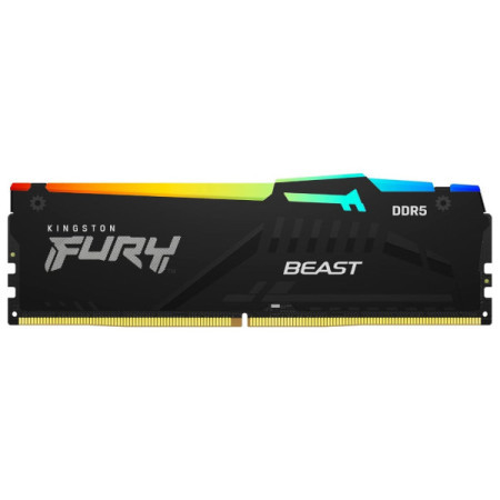 Kingston DIMM DDR5 64GB (2x32GB) 6000MHz KF560C36BBEAK2-64 fury beast RGB memorija