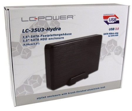 Lc power 3.5" lc-35u3-hydra sata usb3.0 hdd rack( 17123 )