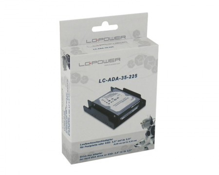 LC-Power LC-ADA-35-225 hard disk adapter 3.5&quot; na 2x 2.5&quot; - Img 1