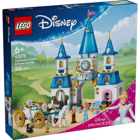 Lego disney princess cinderellas castle and horse carriage ( LE43275 )