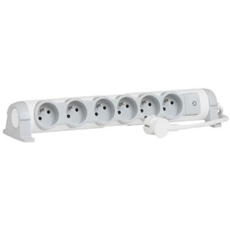 Legrand Power Strip MOE CFT 6X2P+E 3M cordl SCHUKO DIN Standard - white ( LN694637 )  - Img 1