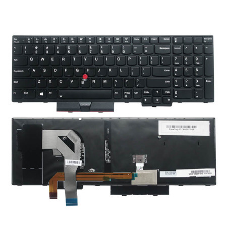 Lenovo tastatura za laptop IBM ThinkPad T570 T575 T580 P51S P52S sa pozadinskim bez gumba ( 109749 )