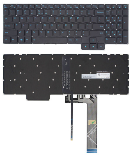 Lenovo tastatura za laptop legion 5 Pro-16ACH6 Pro-16ACH6H pozadinsko osvetljenje. ( 110449 )