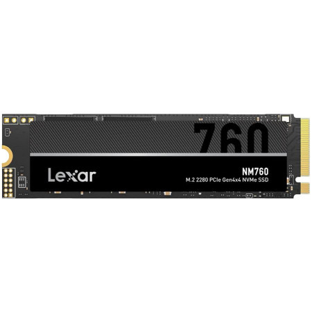 Lexar NM760 1TB high speed PCIe gen 4x4, M.2 NVMe, up to 5300 MBs read and 4500 MBs write ( LNM760X001T-RNNNG )