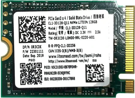 LiteON SSD M.2 NVMe 128GB CL1-3D128-Q11 bulk