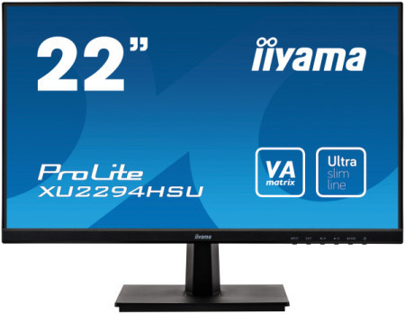Liyama XU2294HSU-B1 Monitor 21.5" VA 1920x1080/75Hz/4ms/HDMI/DP/USB/VGA/zvučnici