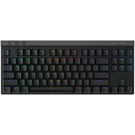 Logitech g515 tkl gaming keyboard - black - us int'l - 2.4ghz/bt - emea28i-935 - tactile ( 920-012872 )