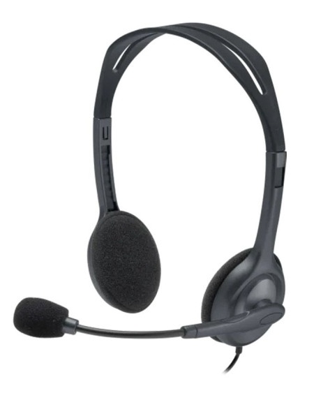 Logitech H111 corded stereo headset black ( 981-000593 )