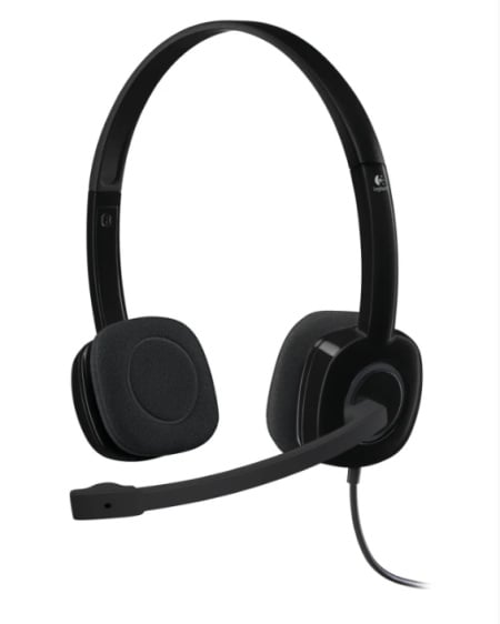 Logitech H151 Stereo Headset single jack slušalice sa mikrofonom crne