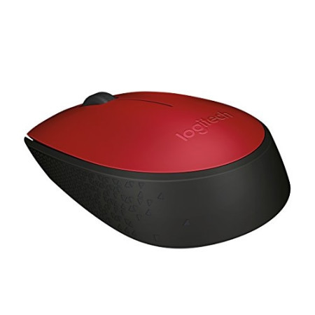 Logitech miš wireless M171 USB red 910-004641