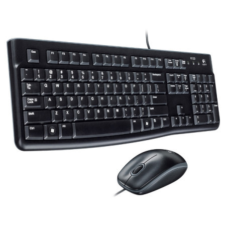Logitech MK120 tastatura + +miš wired desktop US - Img 1