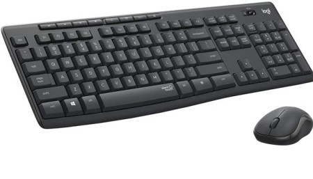 Logitech mk295 silent graphite us tast + miš ( 0001191950 )
