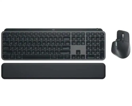 Logitech mx keys s bežIčna tastatura + miš combo graphite us