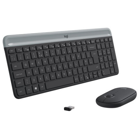 Logitech tastatura+miš MK470 US slim wireless 920-009204