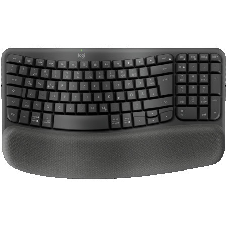 Logitech Wave Bluetooth ergonomic keyboard - GRAPHITE - US ( 920-012334 ) -1