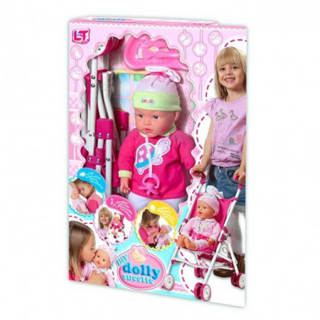 Loko toys lutka beba sa kolicima 37 cm ( 6240650 ) - Img 1