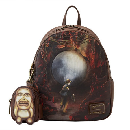 Loungefly Indiana Jones Raiders Mini Backpack With Coin Purse ( 060674 )