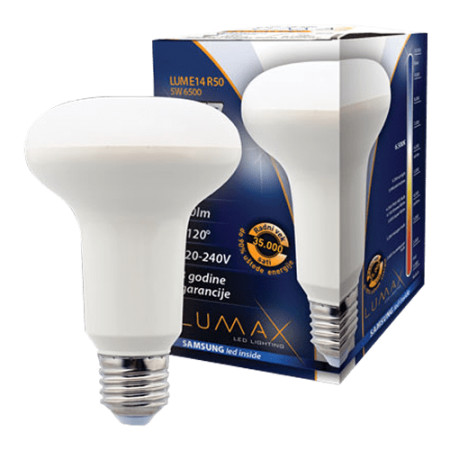 Lumax sijalica LED LUME14 R50-5W 3000K 450lm ( 004340 ) - Img 1