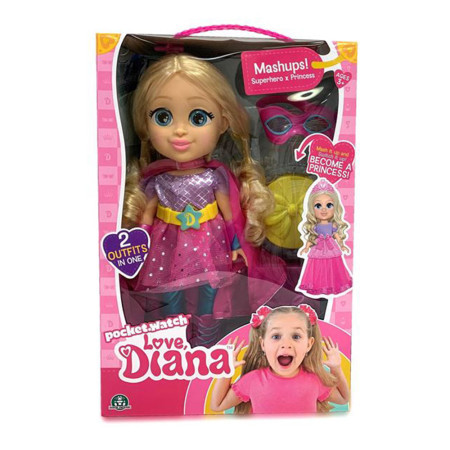 Lutka lovew Diana superheroj i princeza ( 36080 ) - Img 1