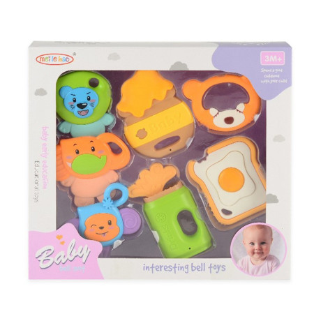 Meile bao, igračka, zvečka za bebe, miks, slonče, 7K ( 888082 )