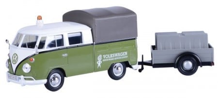 Metalni auto 1:24 volkswagen trailer set- pickup ( 25/79676 )