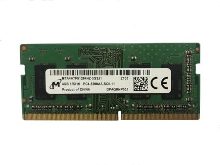 Micron ddr4 4gb pc3200aa  mta4atf51264hz-3g2j1 - bulk memorija sodimm -1