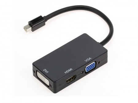 Mini DisplayPort na HDMI+VGA+DVI DHV-59 ( 54-708 ) - Img 1