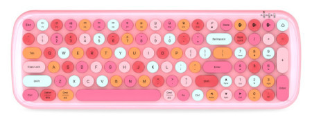 Mofii BT WL retro tastatura u pink boji ( SK-646BTPK ) - Img 1