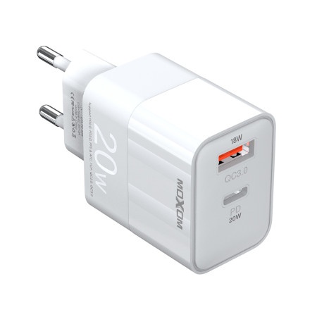 Moxom mx-hc134 20w type c na type c beli Kucni punjac ( P1110 )