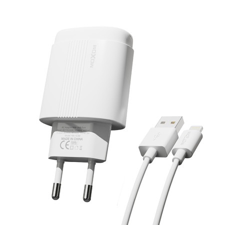 Moxom mx-hc88 3a/18w lightning beli Kucni punjac ( P1079 )