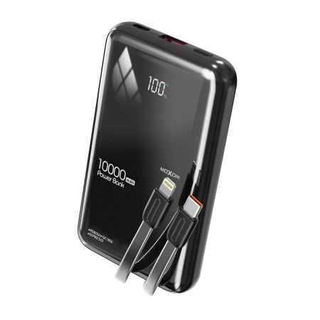 Moxom Power bank mx-pb153 super brzi pd20w qc18w scp22.5w 10000mah 3a crni ( BAT9379 )