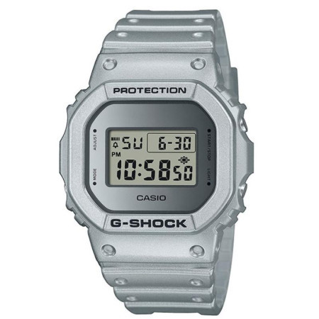 Muški casio g shock sivi digitalni sportski ručni sat sa sivim silikonskim kaišem ( dw-5600ff-8er ) - Img 1