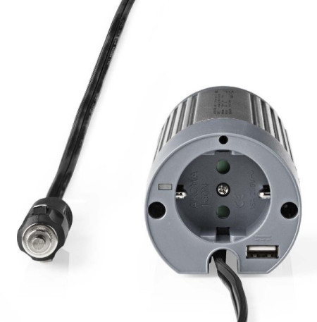 Nedis PIMS10024 24V auto inverter DC/AC 100W+USB port, Modifikovani sinusni talas