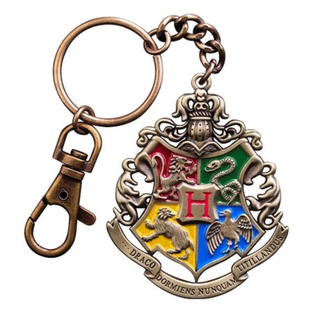 Noble Collection Harry Potter - Hogwarts Crest Keyring ( 058782 )