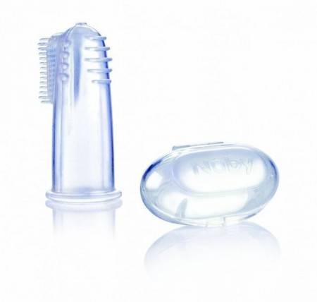 Nuby silikonska četkica za zube ( 1020086 )