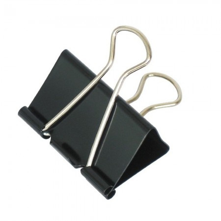 Office clips, kancalarijske štipaljke, 41 mm, crna, 12K ( 482405 )