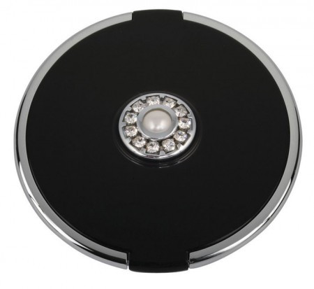 Ogledalce krug perla/kristal crno x5 ( MC882SBLK ) - Img 1